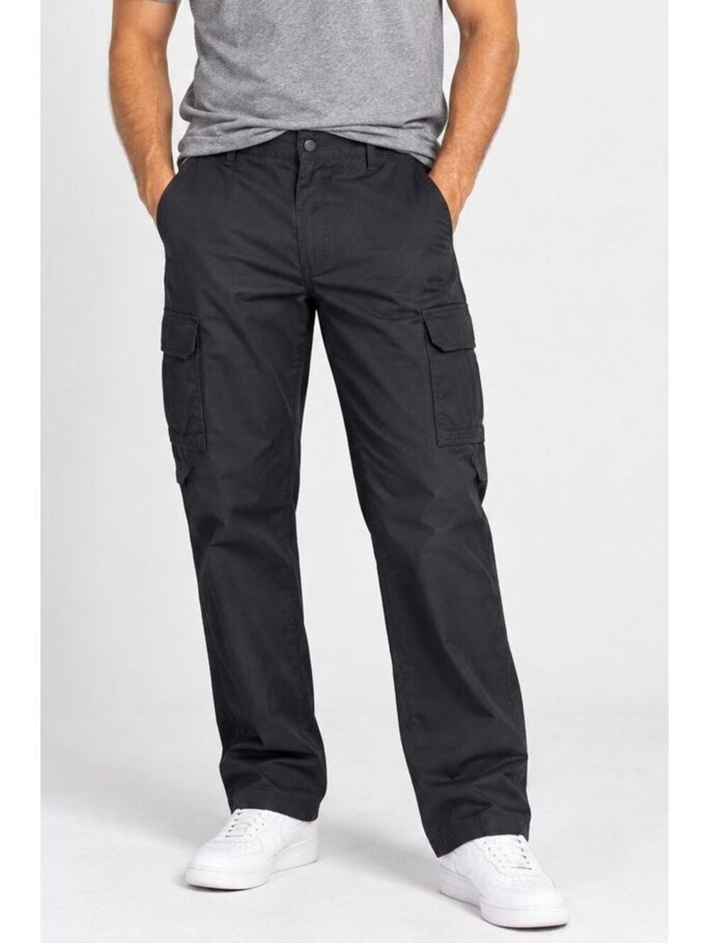 Dickies Men's Black Cargo Work Pants Utility Tactical Straight Leg 40x32